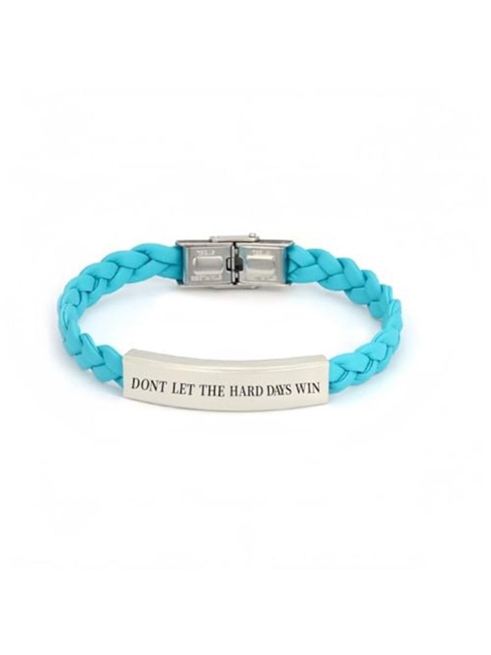 "Dont Let The Hard Days Win" Braided Bracelet